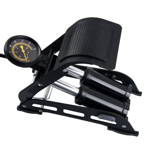 Bike Floor Pump with 160PSI Precision Pressure Gauge, Bicycle Pump Portable Air Pump Inflator Foot Pump Fits Presta Schrader and Deutschland Valve for Bicycle,Ball,Scooter,Car and Toys etc